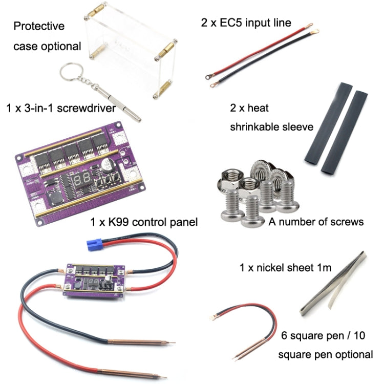 Start Treasure Version 12V Digital Display DIY Battery Spot Welding Machine Pen Control My Store