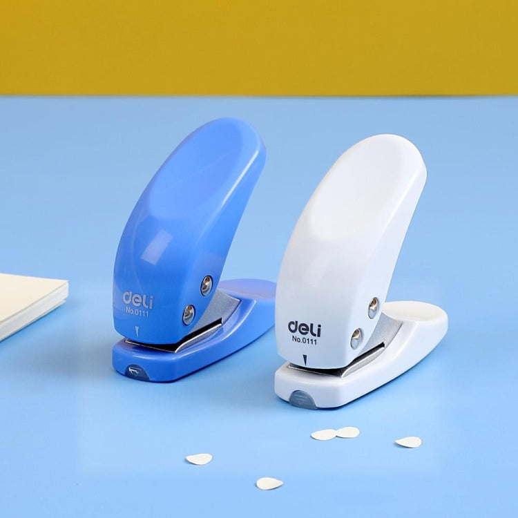 Deli Mini Small Hole Punch Single Circular Hole Punch Machine Manual Hole Punch, Size: 6x5.5cm, Random Color Delivery My Store