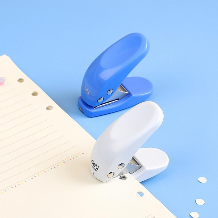 Deli Mini Small Hole Punch Single Circular Hole Punch Machine Manual Hole Punch, Size: 6x5.5cm, Random Color Delivery My Store