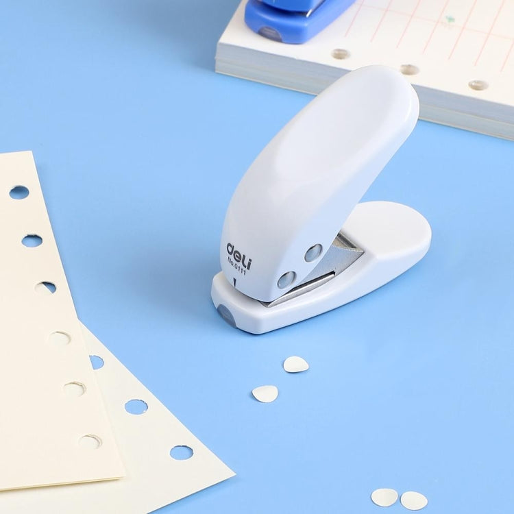 Deli Mini Small Hole Punch Single Circular Hole Punch Machine Manual Hole Punch, Size: 6x5.5cm, Random Color Delivery My Store