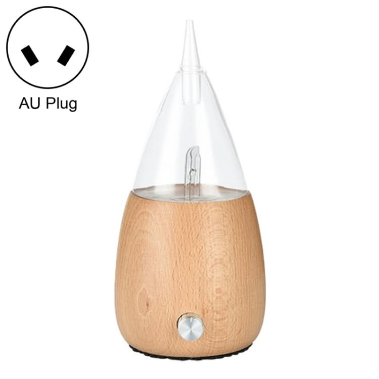 Waterless Diffuser Essential Oil Spray Wood Glass Aromatherapy Air Humidifier