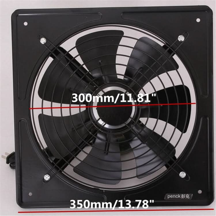 220V Exhaust Fan High Speed Air Extractor Window Ventilation Fan for Kitchen Ventilator Axial Industrial Wall Fan