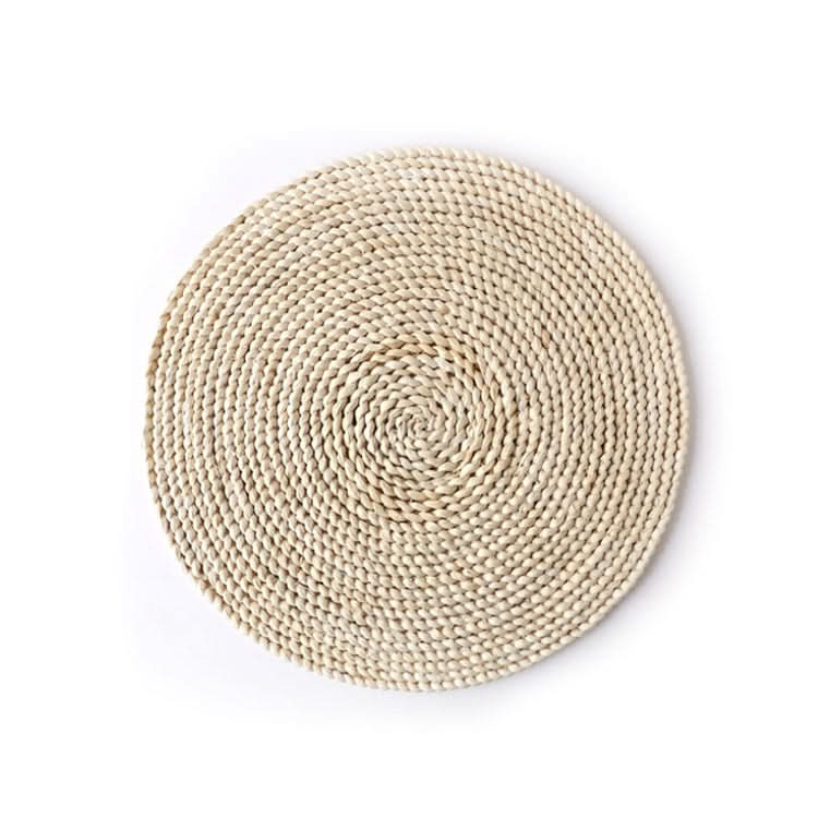 2 PCS Non-slip Natural Corn Woven Thickening Insulated Tea Mat Table Heat-resistant Casserole Mat-Reluova