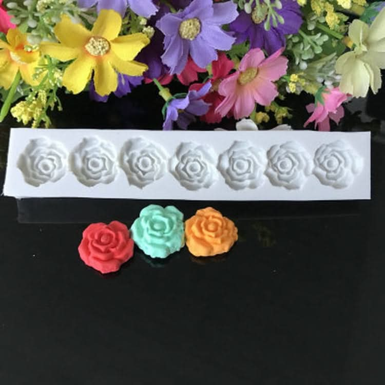 Rose Flower Silicone Mold Fondant Cake Decorating Tools Baking Tools - Reluova