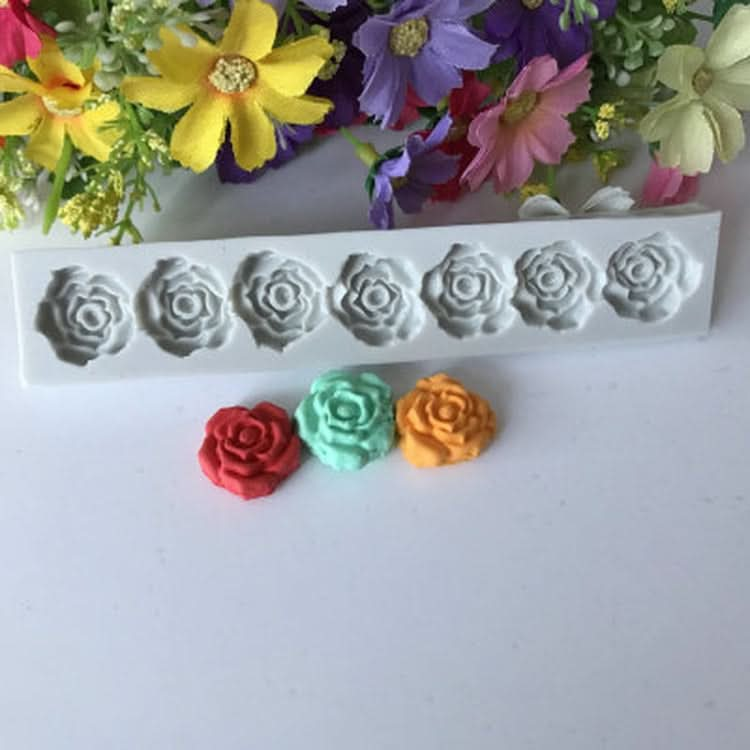 Rose Flower Silicone Mold Fondant Cake Decorating Tools Baking Tools - Reluova