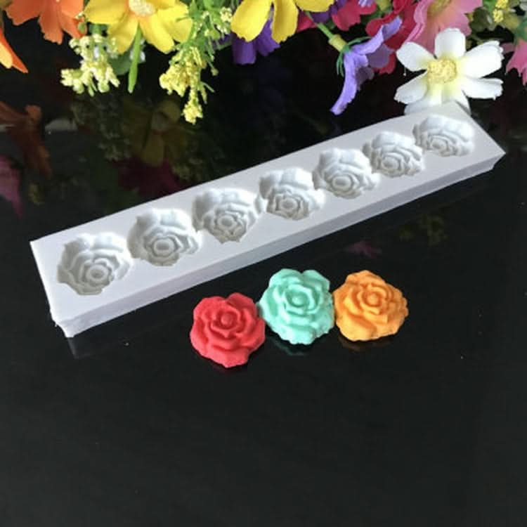 Rose Flower Silicone Mold Fondant Cake Decorating Tools Baking Tools - Reluova