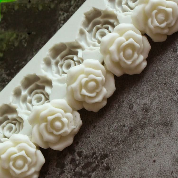 Rose Flower Silicone Mold Fondant Cake Decorating Tools Baking Tools - Reluova