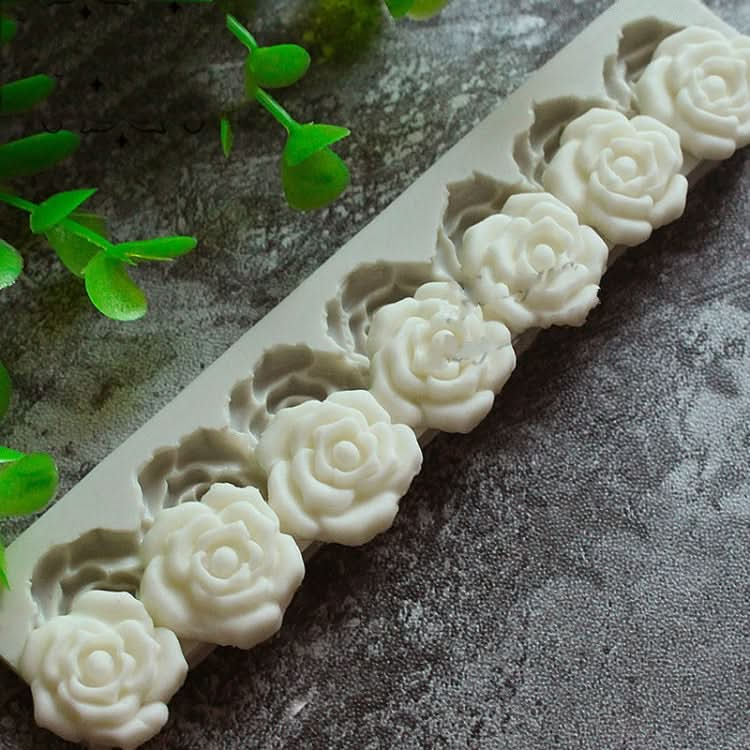 Rose Flower Silicone Mold Fondant Cake Decorating Tools Baking Tools - Reluova