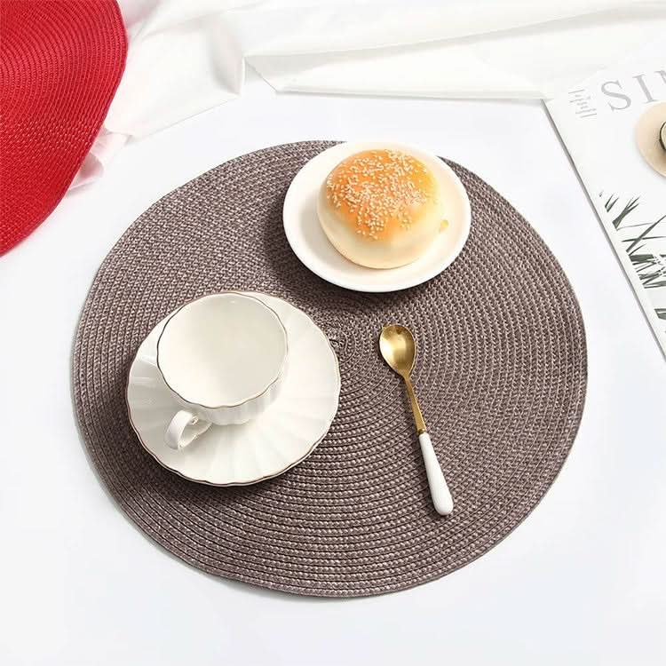 PP Environmentally Friendly Hand-woven Placemat Insulation Mat Decoration - Reluova