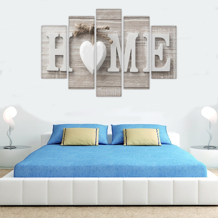 5 PCS Canvas Printing Love HOME Frameless Wall Art Pictures for Home Living Room Bedroom Decoration My Store