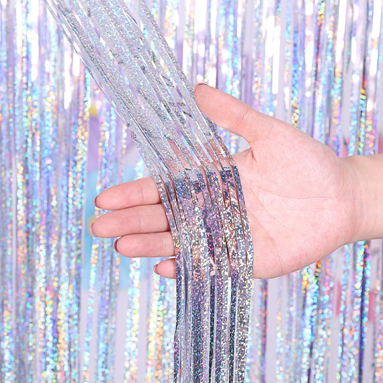 Laser Rain Tinsel Foil Curtain Birthday Party Decoration Tassel Wall, My Store