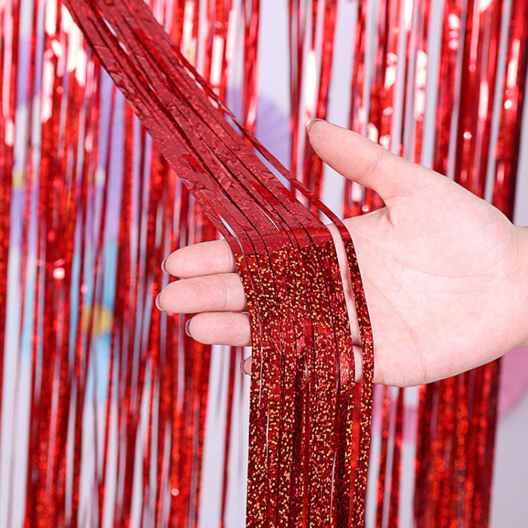 Laser Rain Tinsel Foil Curtain Birthday Party Decoration Tassel Wall, My Store