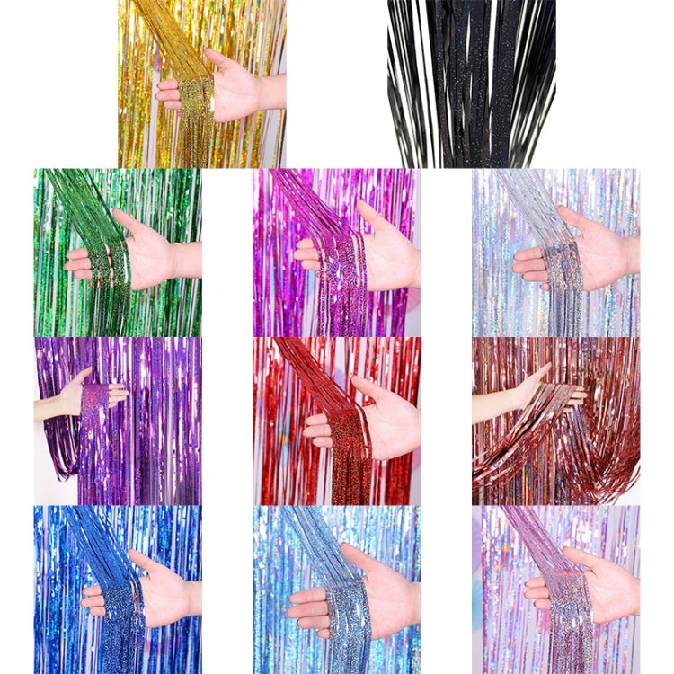 Laser Rain Tinsel Foil Curtain Birthday Party Decoration Tassel Wall, My Store