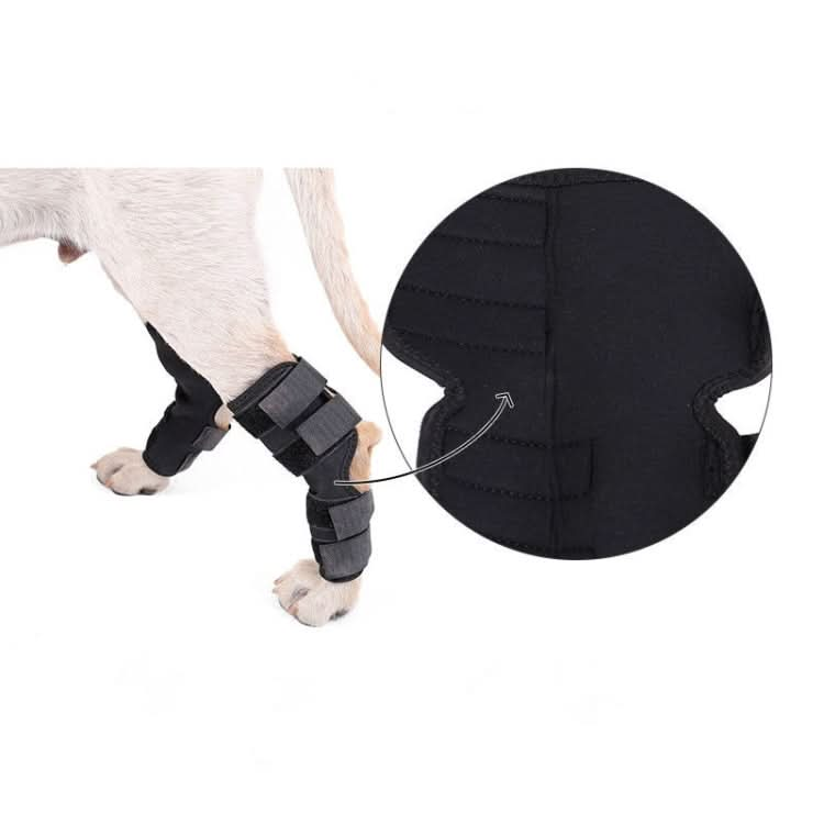 DogLemi PD60041 Dog Hock Brace Pet Supportive Rear Dog Compression Leg Joint Wrap Protects Wounds and Injury - Reluova