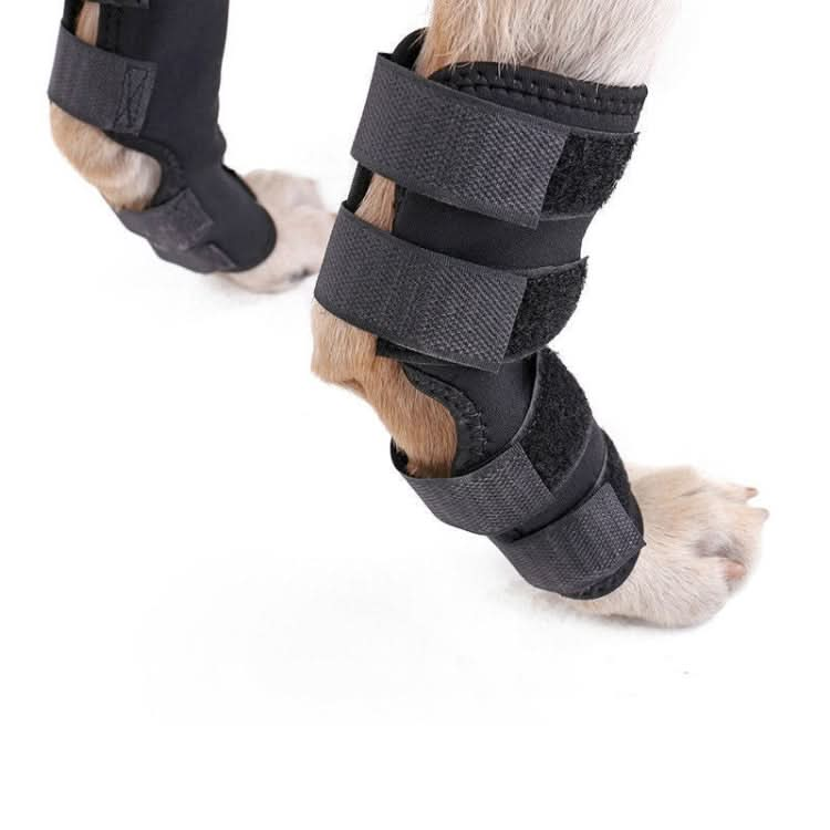 DogLemi PD60041 Dog Hock Brace Pet Supportive Rear Dog Compression Leg Joint Wrap Protects Wounds and Injury - Reluova