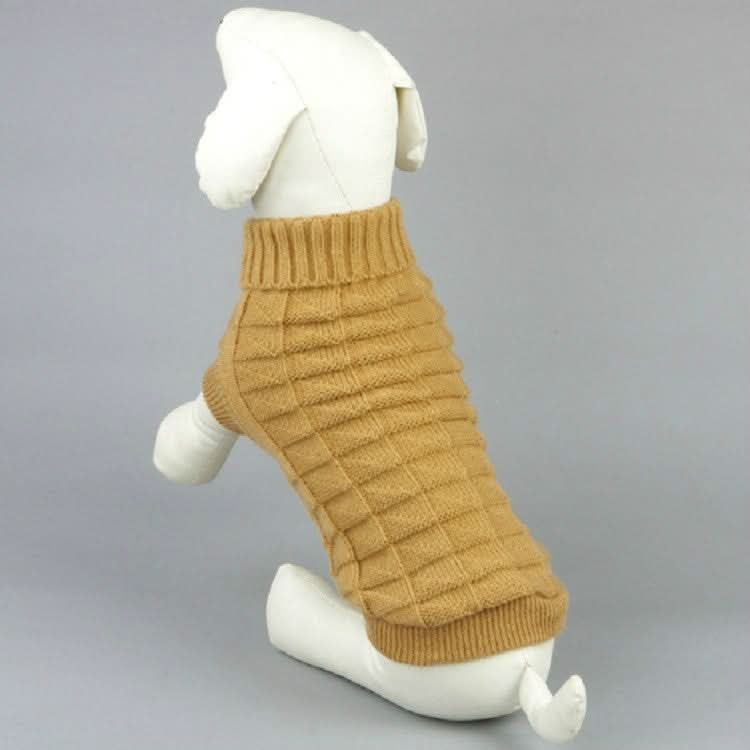 High-elastic Solid Color Dog Sweater Teddy Dog Clothes - Reluova