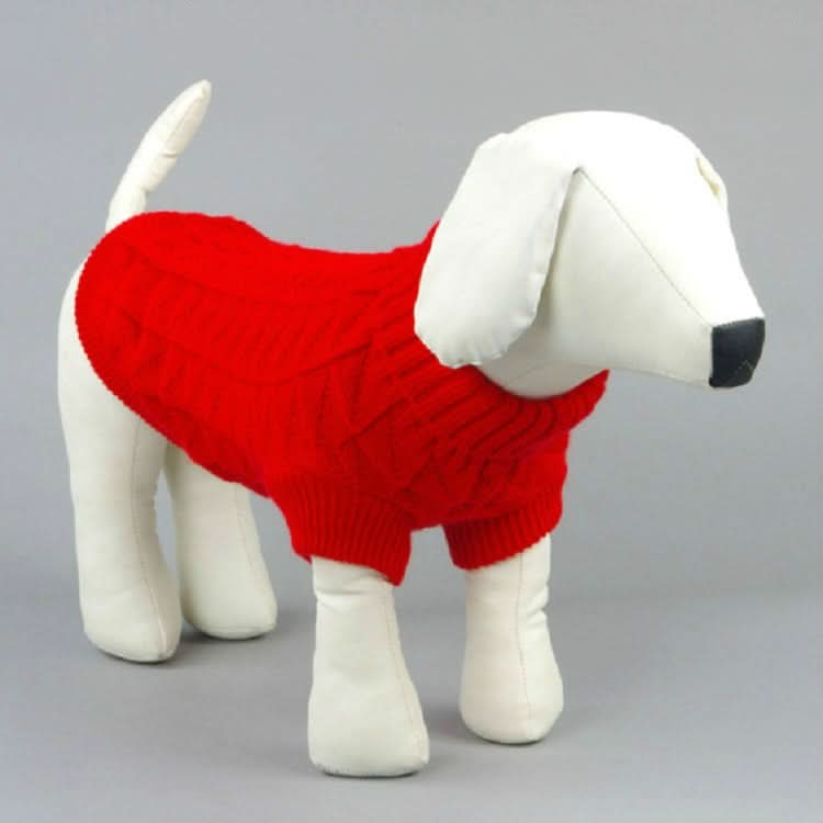 High-elastic Solid Color Dog Sweater Teddy Dog Clothes - Reluova