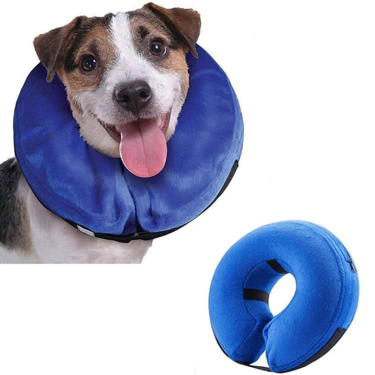 Inflatable Pet Collar Pet Grooming Warm Protective Wound Protection Collar - Reluova