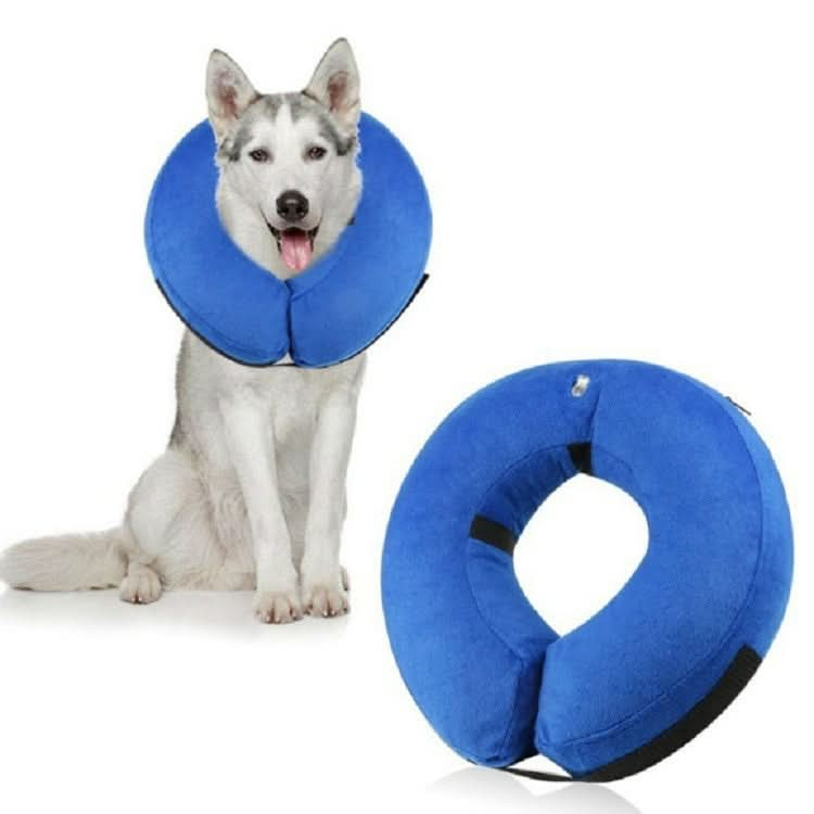 Inflatable Pet Collar Pet Grooming Warm Protective Wound Protection Collar - Reluova