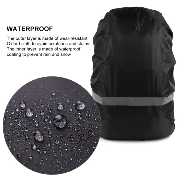 Reflective Light Waterproof Dustproof Backpack Rain Cover Portable Ultralight Shoulder Bag Protect Cover Reluova