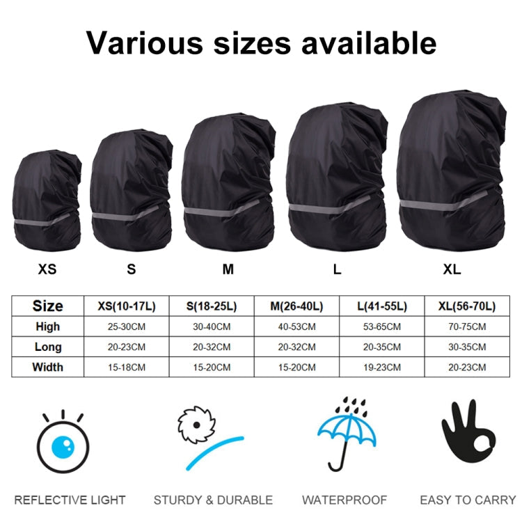 Reflective Light Waterproof Dustproof Backpack Rain Cover Portable Ultralight Shoulder Bag Protect Cover Reluova