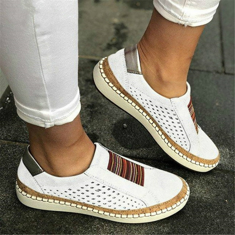 Women Breathable Hollow Out Female Casual Flats Shoes