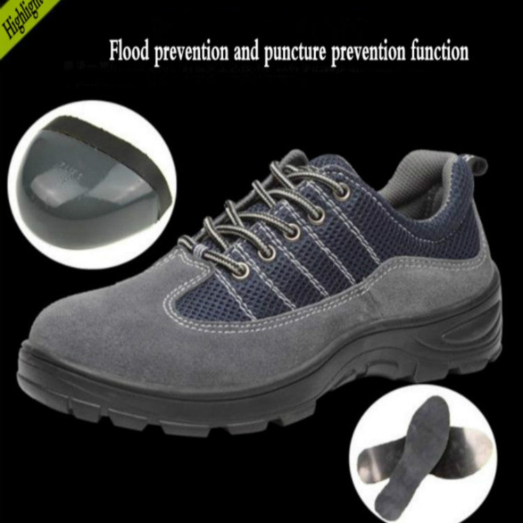 Men and Women Wear-resistant Anti-mite Puncture Safety Shoes Reluova