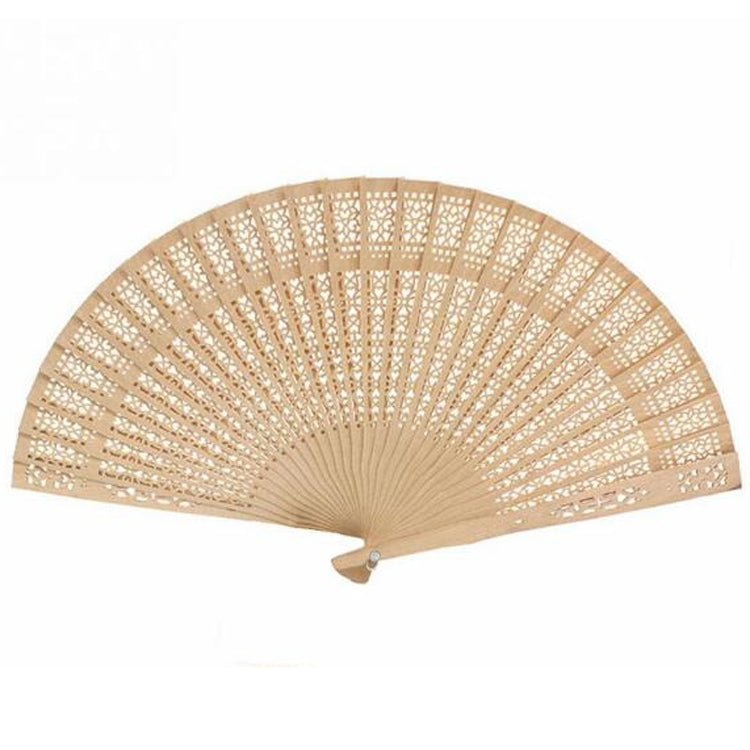 Ancient Style Fragrant Wood Fan Folding Fan Dance Fan Solid Craft Fan, Size:8 inch