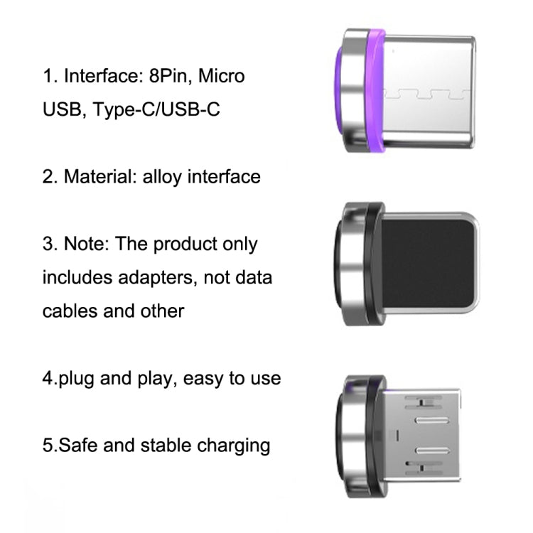 CC57 Support Data Transmission Magnetic Fast Charging Adapter