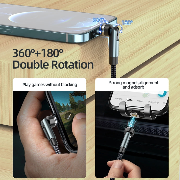 CC57 540 Degrees Rotary Magnetic Fast Charging Data Cable My Store