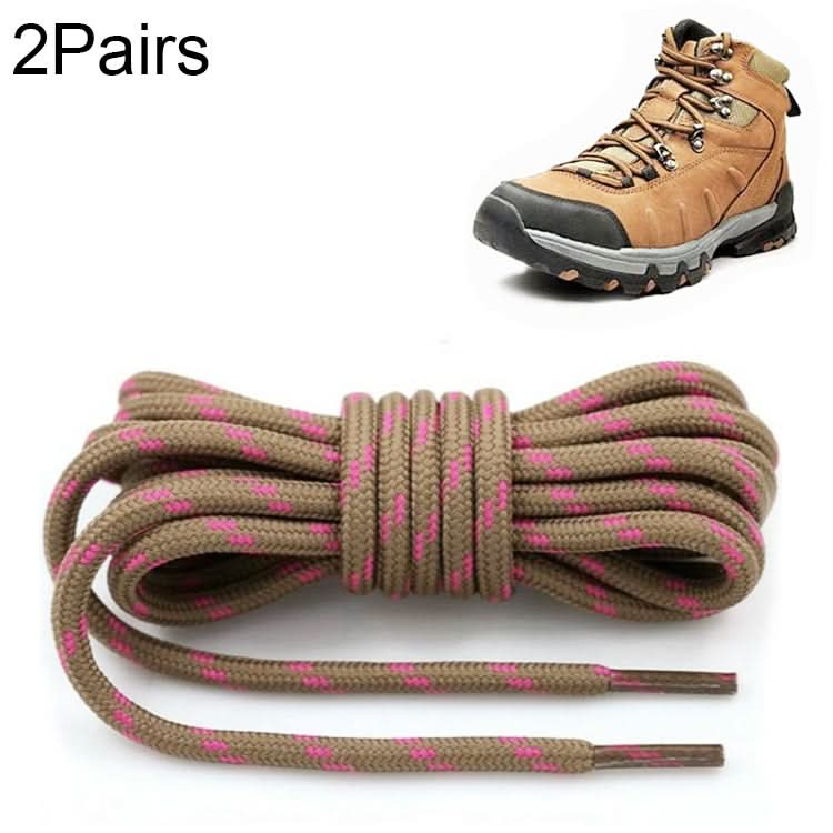 Round High Density Weaving Shoe Laces Outdoor Hiking Slip Rope Sneakers Boot Shoelace, Series 1 Reluova