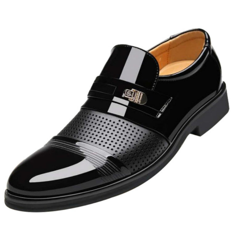 Men Summer Hole Shoe Slip-on Dress Business Shoes, Series 1