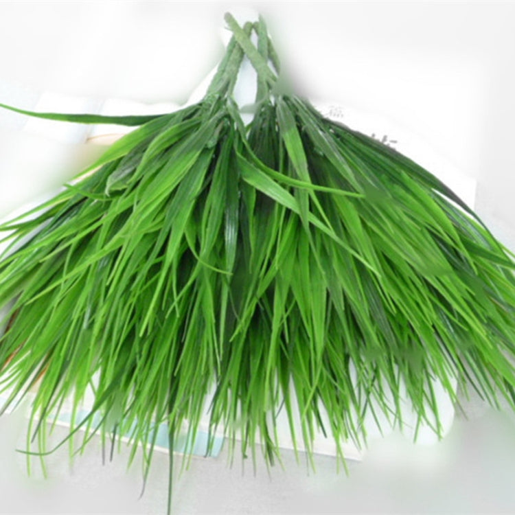 5 Branches Simulation Green Plant Plastic Home Decoration Flower Arrangement My Store