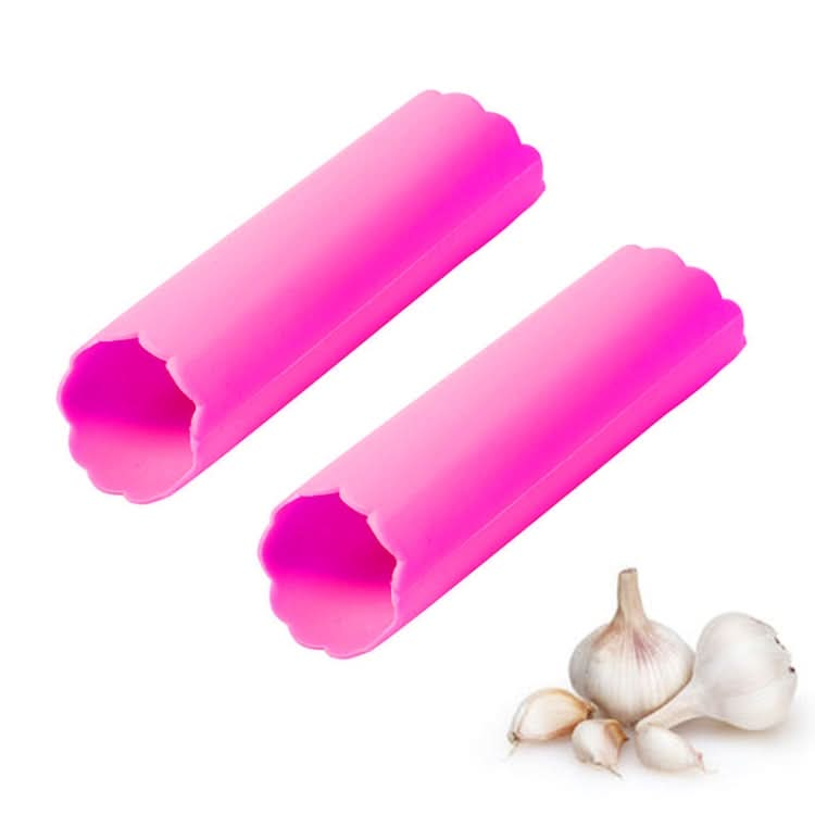 2 PCS Kitchen Peeling Garlic Press Garlic Peeler Does Not Hurt the Hand Silicone Garlic Peeler-Reluova