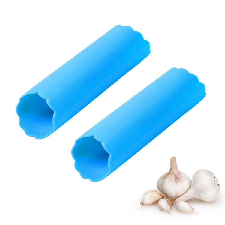 2 PCS Kitchen Peeling Garlic Press Garlic Peeler Does Not Hurt the Hand Silicone Garlic Peeler - Reluova