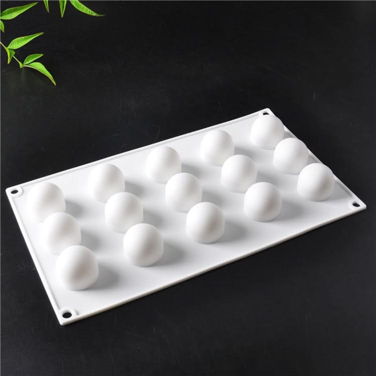 French Dessert 15 Even Spherical Cake Mold Mousse Silicone Creative DIY Baking Mold - Reluova