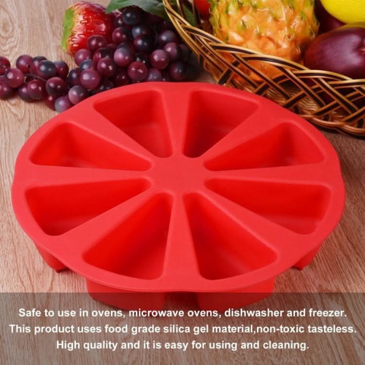 DIY Silicone Eight-point Triangle Mould Silicone Cake Mold Baking Tool, Random Color Delivery - Reluova