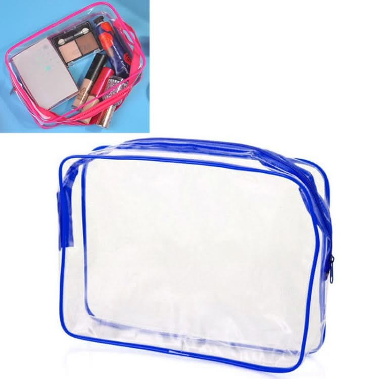 Portable Travel Zip Look PVC Bags Waterproof Transparent Makeup Storage Bag Reluova