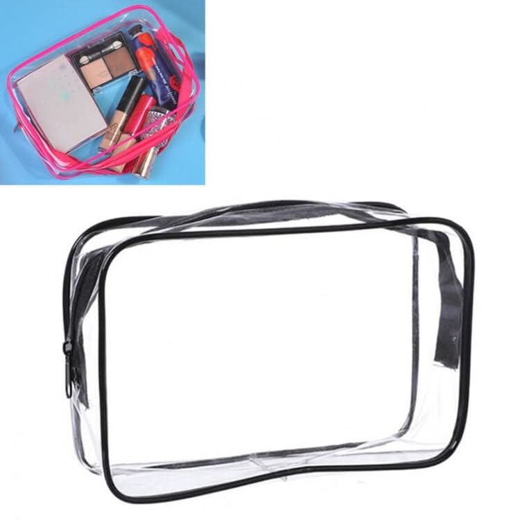 Portable Travel Zip Look PVC Bags Waterproof Transparent Makeup Storage Bag Reluova