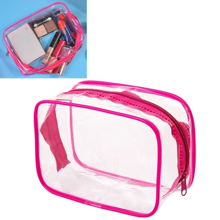 Portable Travel Zip Look PVC Bags Waterproof Transparent Makeup Storage Bag Reluova