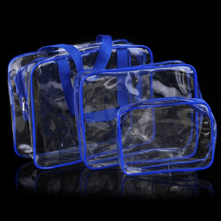 Portable Travel Zip Look PVC Bags Waterproof Transparent Makeup Storage Bag Reluova