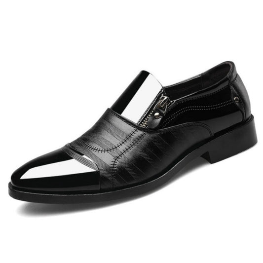 Men Business Dress Pointed Toe Slip-On Shoes