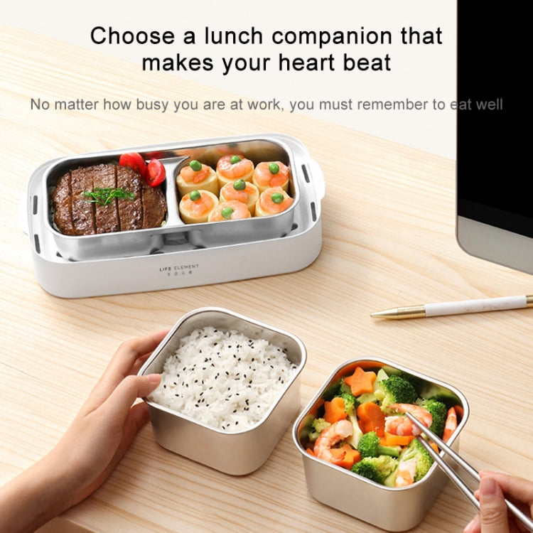 F36 Electric Lunch Box Automatic Heating and Insulation Can be Plugged in Mini  Office Workers Double Steamed Rice Box