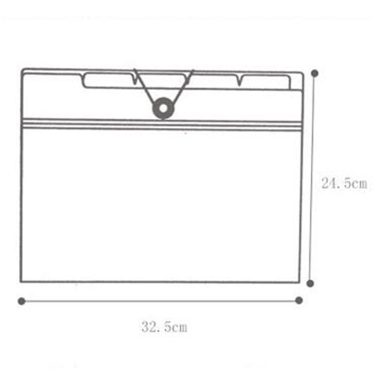 Multi-layer Buckle Matte Transparent Folder Information Booklet My Store