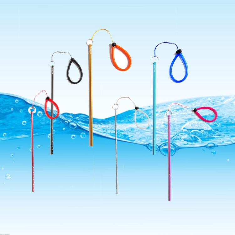 Aluminum Alloy Diving Tinker Stick Calibrated Wnderwater Probe Bar with Hand Rope Reluova