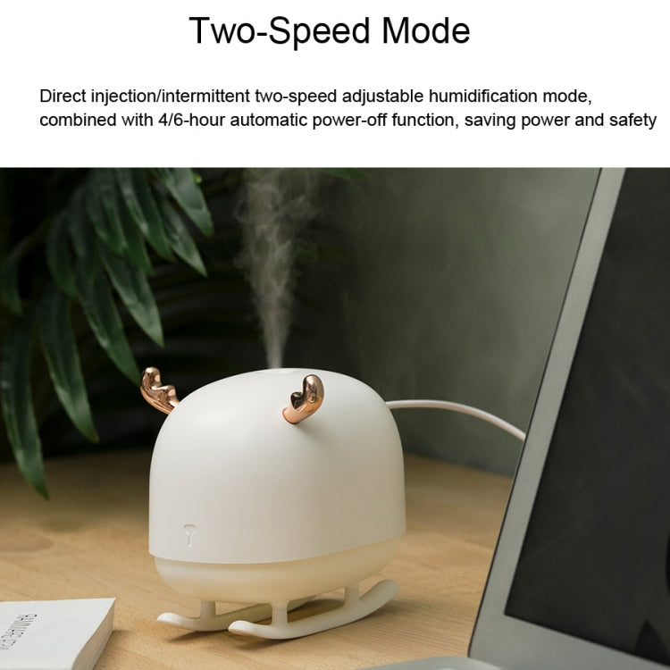 SOTHING DSHJ-H-009 260ML Deer Air Humidifier USB Home Atmosphere Night Light Air Purifier Reluova