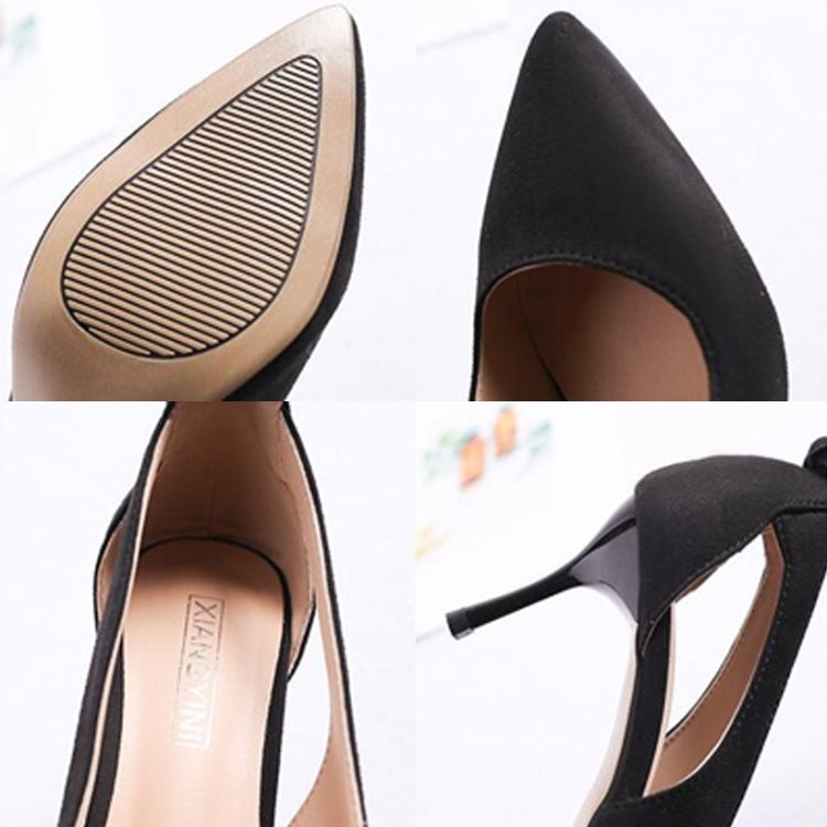 Women Shoes Bow Pointed Toe Stiletto Heels Reluova