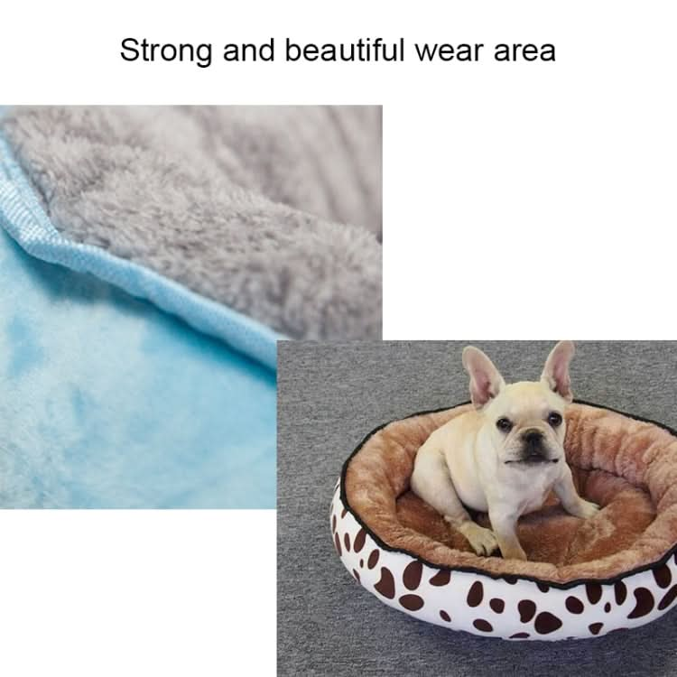 Thickened Autumn and Winter Oval Universal Warm Pet Cat Dog Bed - Reluova