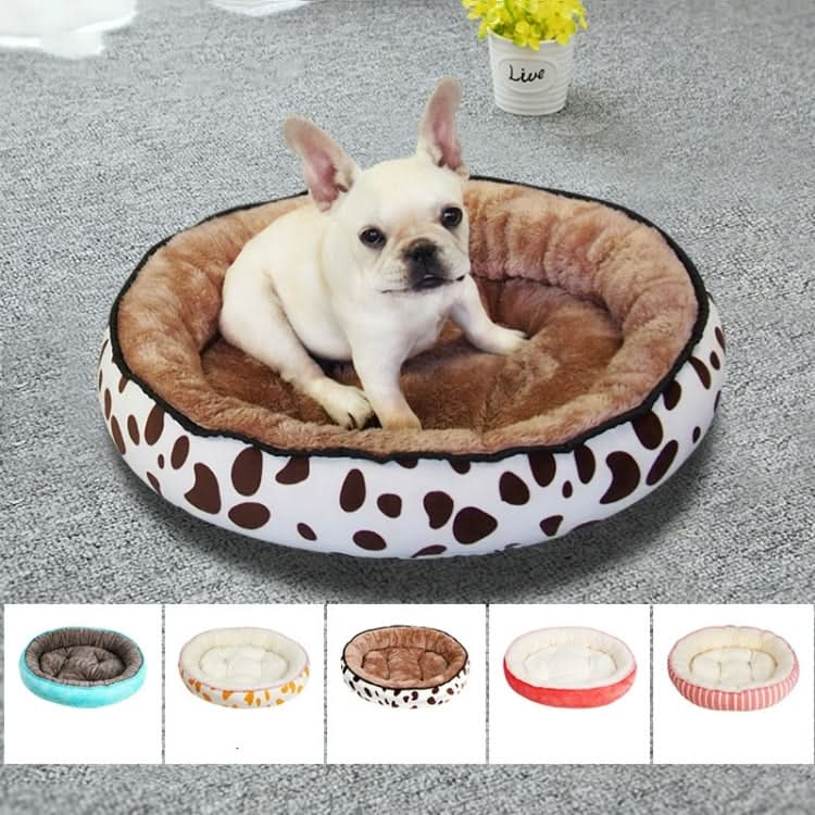 Thickened Autumn and Winter Oval Universal Warm Pet Cat Dog Bed - Reluova