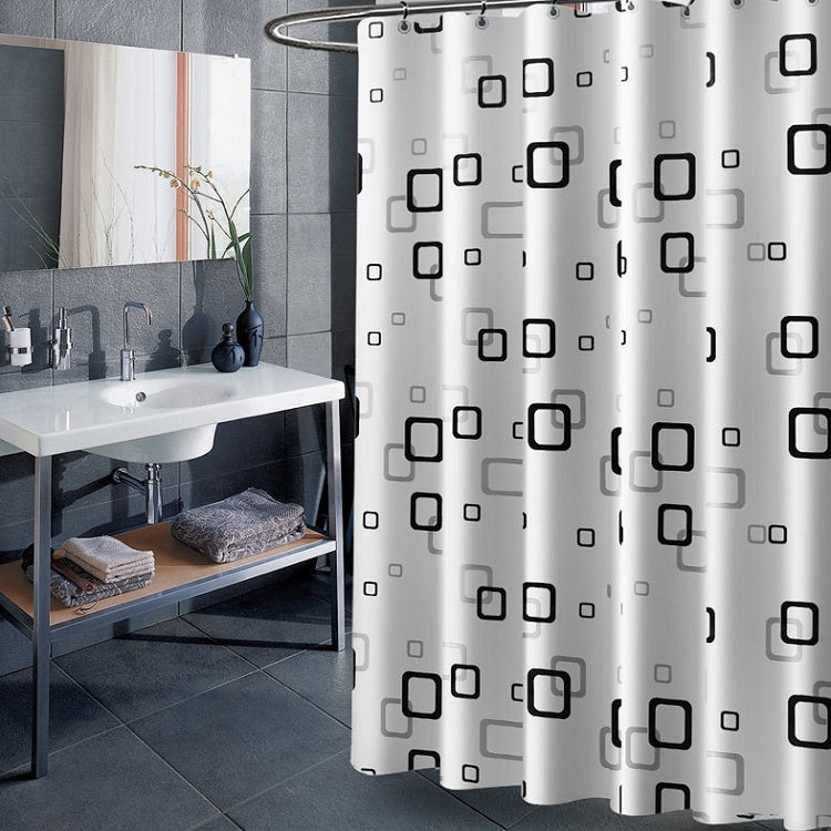 Bathroom Thick Waterproof Shower Curtain My Store